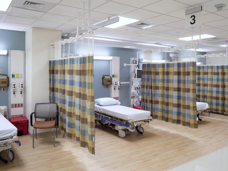 Hospital patient room